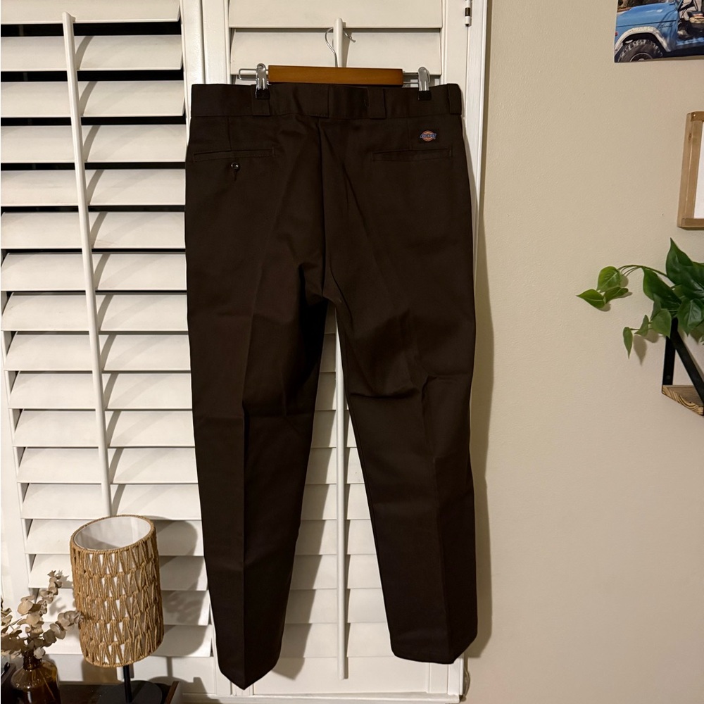 Chocolate brown 874 Dickies pants size 36”x30” - Picture 5 of 6